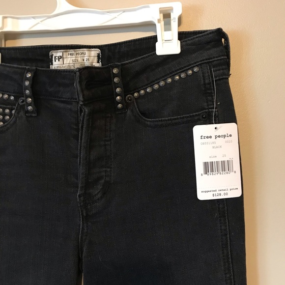 Black Free People Jeans - Picture 6 of 8
